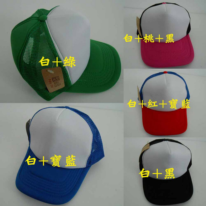 阿寄帽舖 素色硬版加高帽身網帽 卡車帽 (全部紙箱包裝!!)