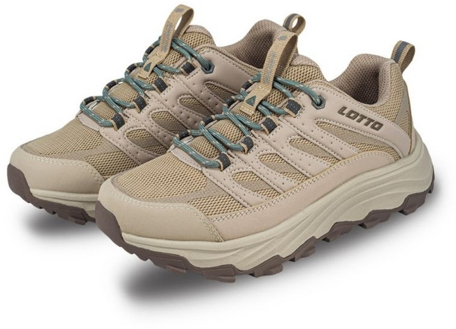 LOTTO CT330 防水登山鞋 戶外越野抓地 防潑水 燕麥色 25cm