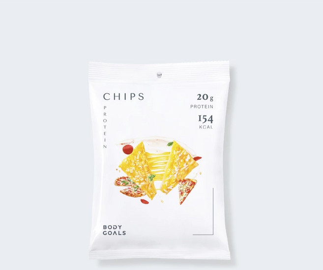 BODY GOALS 20g 高蛋白脆片 - 非油炸, 1個, 義式披薩1包 (五辛奶素)