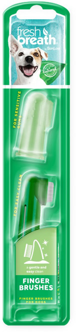 美國Fresh breath鮮呼吸寵物牙刷系列, 1個, 指套牙刷一組兩入*1