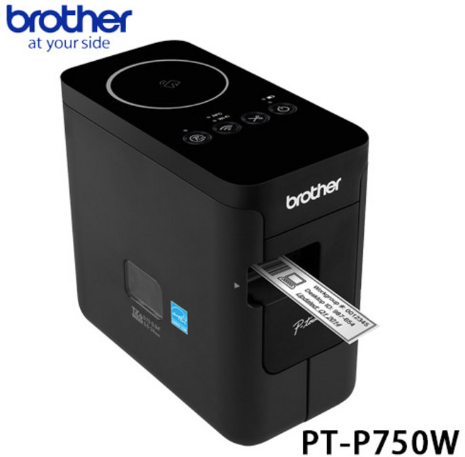 Brother PT-P750W 無線標籤打印機 高速列印 操作簡單 適用多種場景, 1個