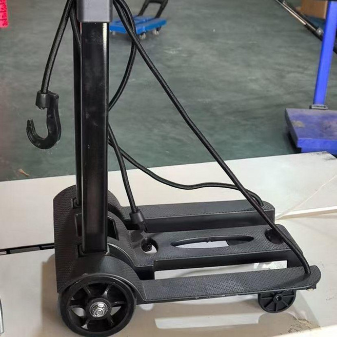 摺疊便攜購物車 手拉車 買菜車 搬運承重, 1個, 升級款 防鏽烤漆拉桿坦克兩輪承重40.0, 升級款 防鏽烤漆拉桿坦克兩輪承重40.0