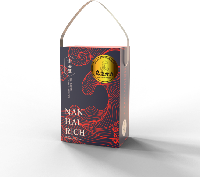最新力作!【烏金旺】烏魚子巧克力米蛋捲(烏克力力) 手提設計禮盒, 135g, 1個