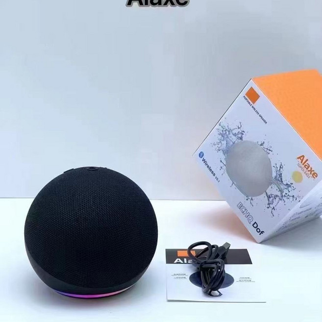 Alaxe 藍芽音箱 重低音, Alaxe黑色 標準版, 1