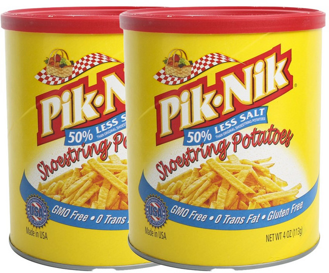 Pik-Nik 無麩質馬鈴薯條, 2罐, 113g