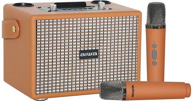 AIWA 愛華 K歌藍芽音箱 AI-KBQ20, 棕色