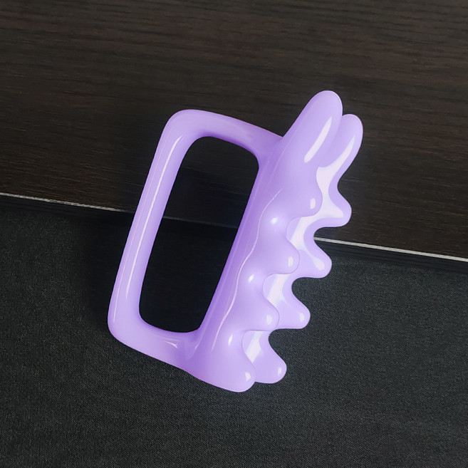 腿部雙推全身通用按摩器手持推拿工具刮痧點穴筆撥筋棒經絡板神器, 腿部經絡推1個【紫羅蘭】:無規格, 1個