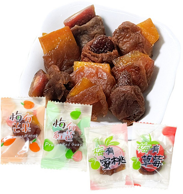菓青市集 梅有果乾夾心(綜合) B款 150G, 1個