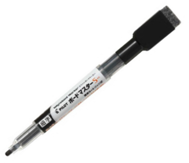 百樂 可換卡水細字白板筆 P-WMBSE-15, 黑, 1個裝
