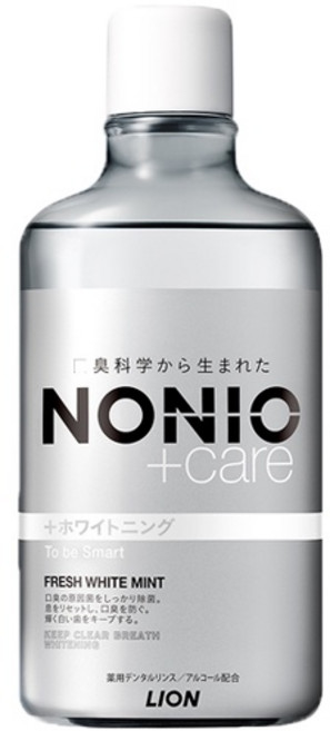 日本獅王NONIO終結口氣漱口水 清新口氣 長效呵護 家庭號, 1瓶, 600ml