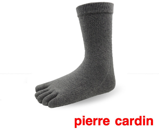 【Pierre Cardin 皮爾卡登】健康休閒五趾襪 男襪 長襪 減少異味 透氣舒適 棉襪