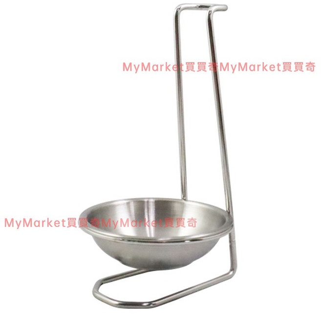 不鏽鋼湯勺架 廚房收納架, 1個, 不鏽鋼湯杓架(附碟), N/A