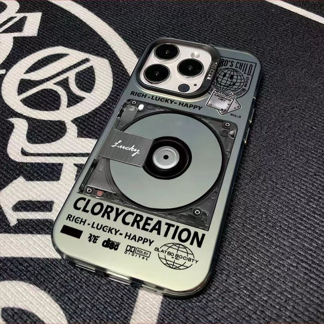 唱片手機殼 硬殼 適用iPhone 13 i13 保護殼