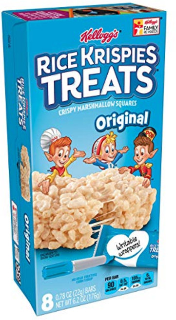 RICE KRISPIES 棉花糖米香棒 原味, 8包, 22g