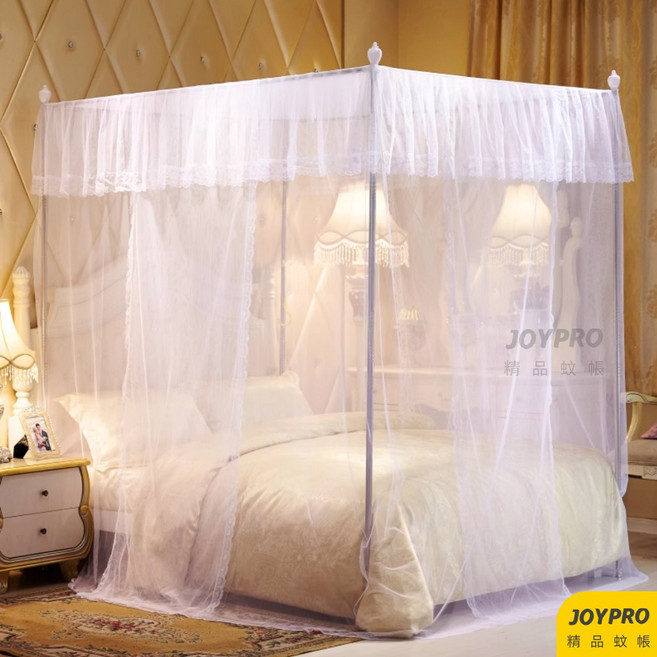 JOYPRO 宮廷方形蚊帳紗 (單購帳紗 雙人5呎), 白色