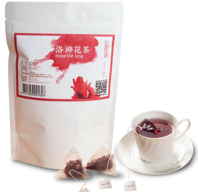 【東遊季】台東洛神花茶三角立體茶包 台東縣農會原味花茶 無添加沖泡飲品, 2g, 1套裝, 20個裝
