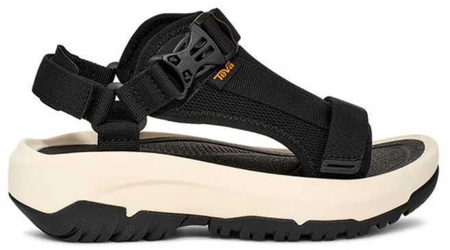 Teva Hurricane Ampsole Volt 女 運動涼鞋 厚底 舒適, 24 cm, 黑米