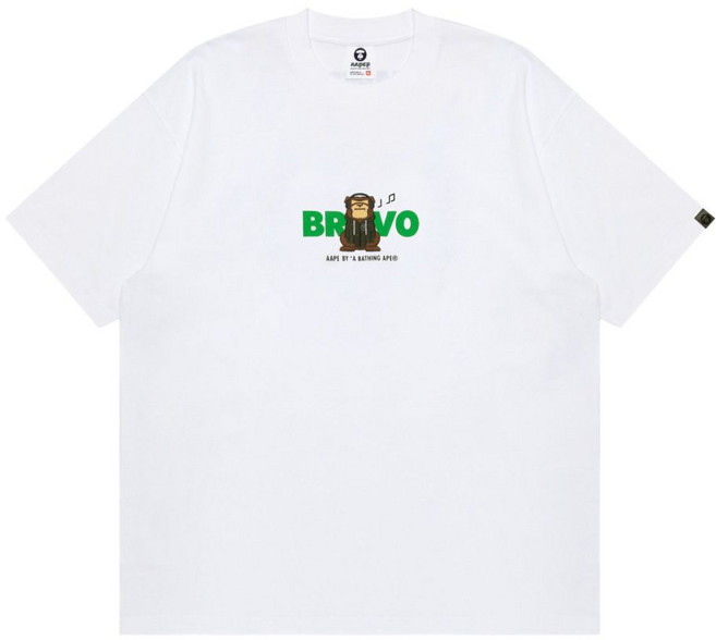 에이프바이베이프 코튼 티셔츠