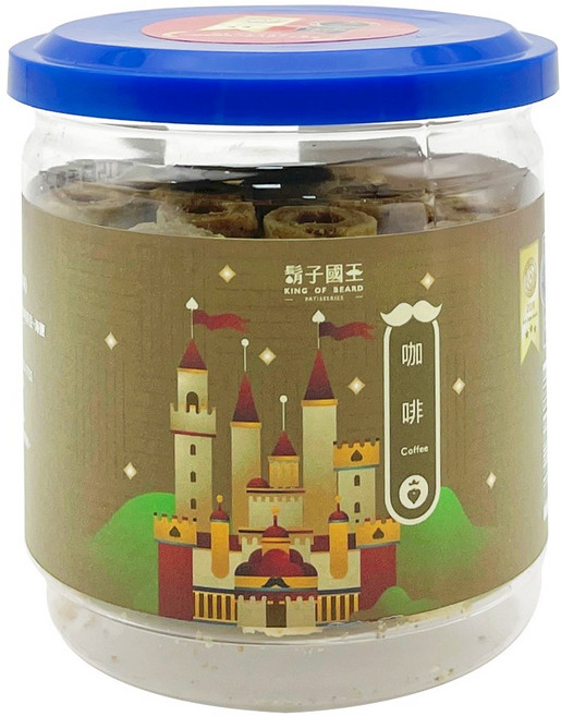 獅子國王咖啡口味法式奶油蛋捲 酥脆口感 獨立包裝, 90g, 1個