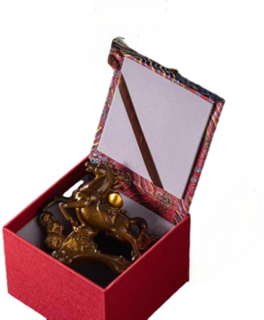 變色馬茶寵擺件, 變色馬上有錢變玉色 禮盒
