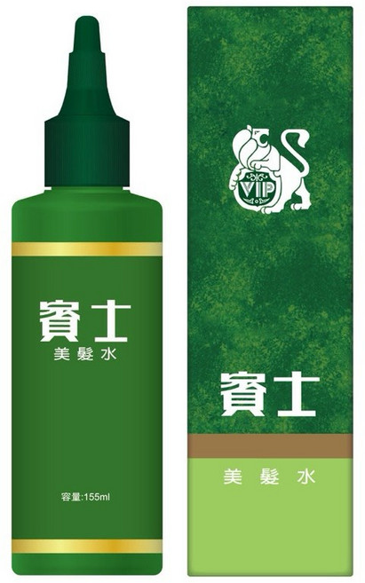 賓士 美髮水 新包裝 經典老牌復古造型 155ml, 1件, 古龍水