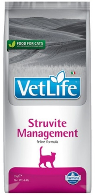 Farmina 法米納 VetLife 貓用處方飼料 結石管理照護配方 2KG, 1個, VCSM-4泌尿道結石管理照護配方,2KG