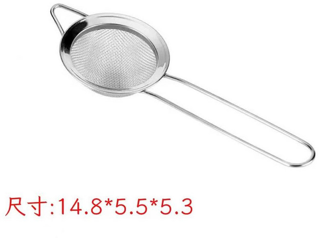 不鏽鋼濾網漏勺 燕窩過濾器 油格篩粉工具, 直徑5.5CM, 1個