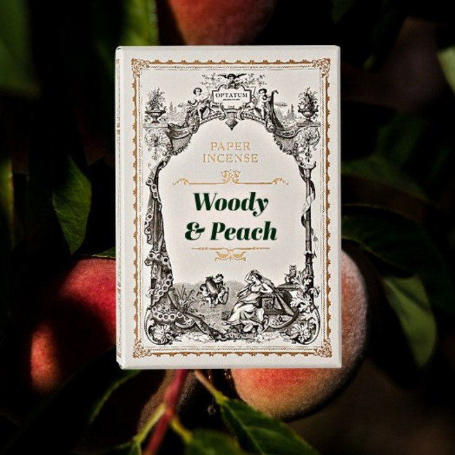 OPTATUM 紙香 香氛紙 Woody & Peach, 1個, 48g