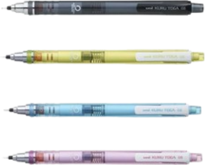 三菱uni KURU TOGA M5-450T 亮彩自動鉛筆 0.5mm, 1個, 筆桿藍