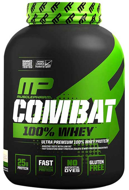 MUSCLEPHARM Combat肌肉乳清蛋白粉 Cookies N Cream, 2.24kg, 1罐