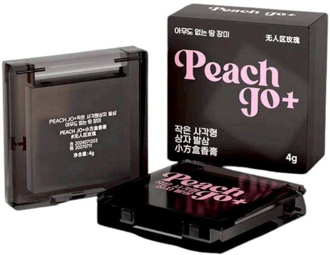 Peach go 固體香膏 持久留香 精巧便攜 多種香型可選, 4g, 1個