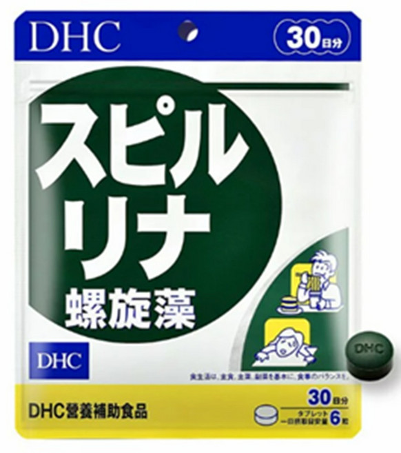DHC 螺旋藻營養輔助食品 30日份, 1個, 180顆