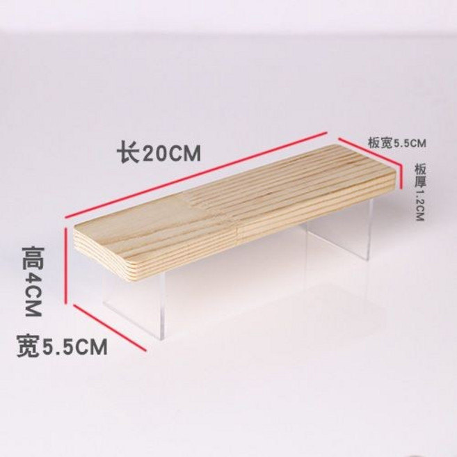 階梯展示架 實木 手辦公仔收納架 盲盒展示架