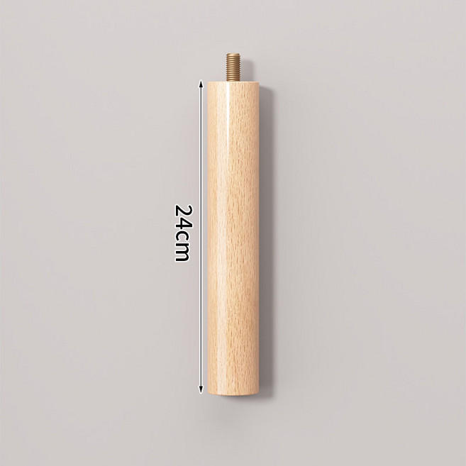 實木置物架層架立柱 13cm, 高度24cm圓木腿*4個 擰腿後高度25.5cm 尺寸和現貨尺寸配件, 1個