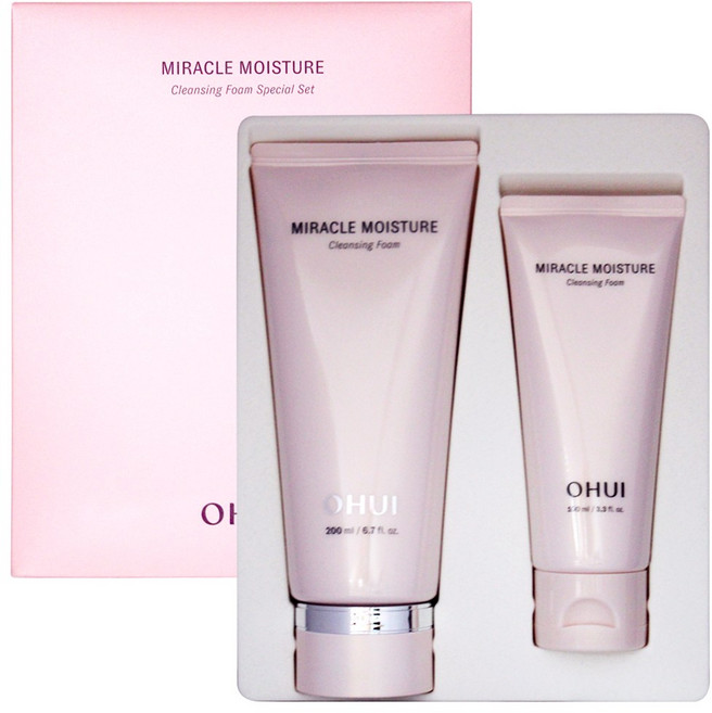 오휘 미라클 모이스처 클렌징 폼 기획 / 200ml+100ml, 1세트