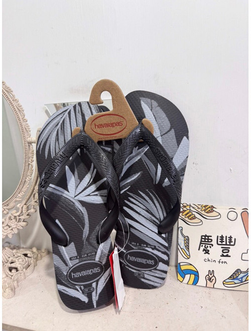 Havaianas 哈瓦仕 拖鞋 男鞋 夾腳拖 椰子樹 Aloha 黑