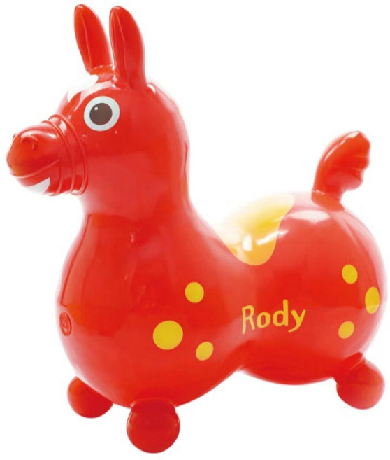 Rody 跳跳馬 騎乘玩具, 紅, 1個