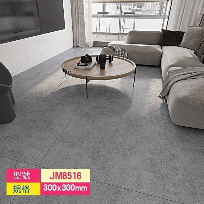 PVC地板貼 1.2mm厚度 自黏塑膠地板, 8516 60*60CM 1.2mm