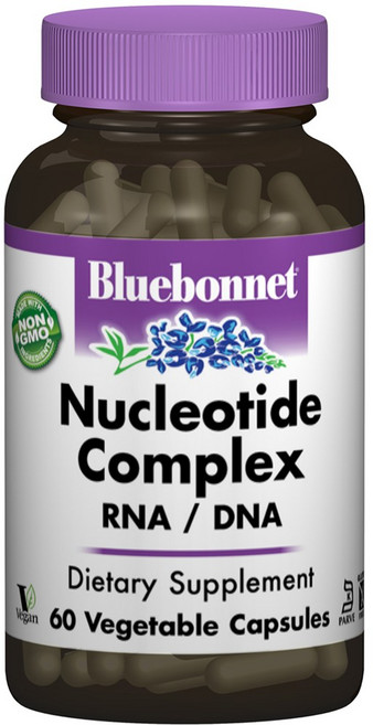 Bluebonnet 核苷酸複方植物膠囊 無麩質, 60顆, 1罐