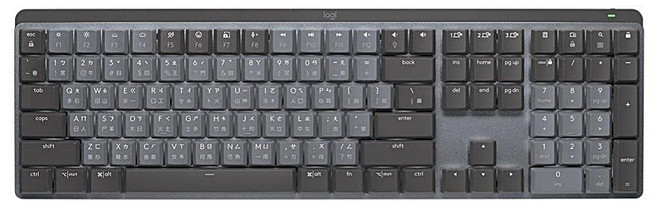 Logitech 羅技 MX Mechanical 茶軸 無線智能機械鍵盤 多項永續認證, 黑色