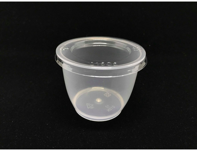 《糖軒町》耐烤布丁杯 100ml(含平蓋) 奶酪杯 transparent, 20個, 20入, 透明