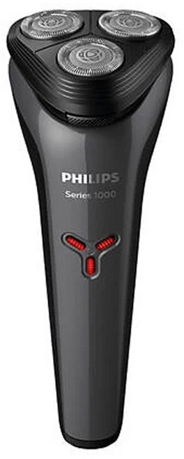 PHILIPS 飛利浦 1000系列電動刮鬍刀 S1112/02, 黑色, 單一商品