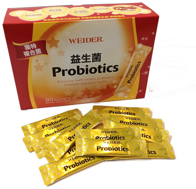 WEIDER威德益生菌90包,調整體質,維持消化道機能,促進新陳代謝, 3g, 90個