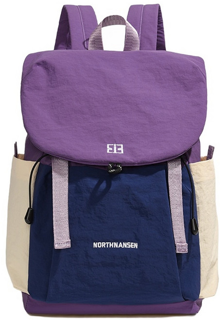 NORTHANSEN 旅行雙肩揹包, 紫配藍