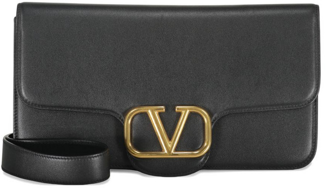 발렌티노 가라바니 발렌티노 가라바니 로고 장식 메신저 백