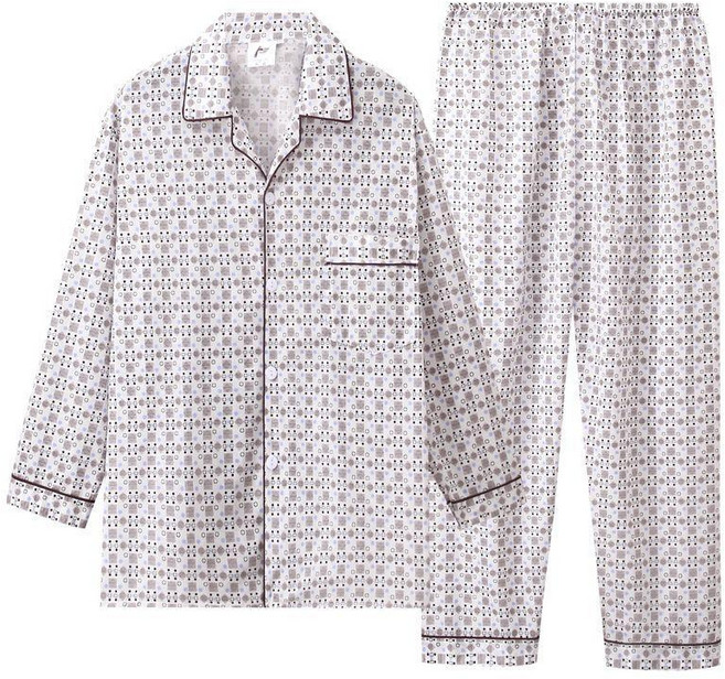 男士短袖睡衣 開衫家居服