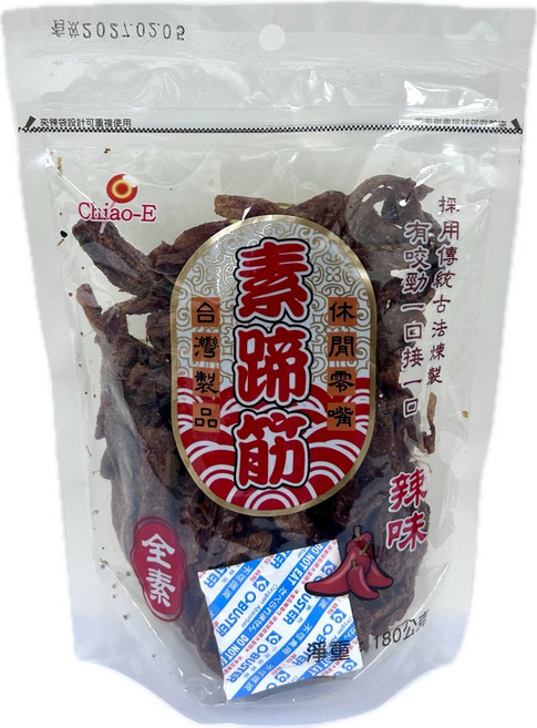 Chiao-E 巧益 素蹄筋 辣味, 180g, 1個