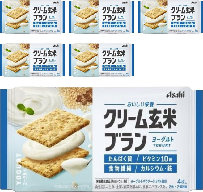 Asahi 朝日 美味營養奶油糙米麩皮優格 4入, 6個