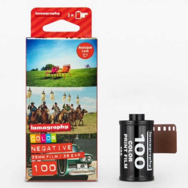 柯達 KODAK H35 H35N 底片相機 復古半格相機 (含發票 送電池) 可換底片, 樂魔 彩色 ISO100 單入拆盒, 1個
