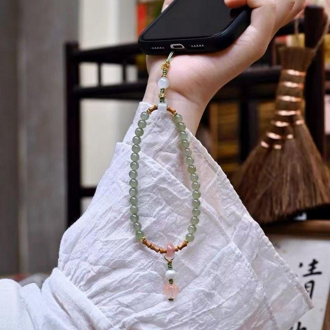 手機鏈 輕奢串珠掛繩 手工原創, 手工原創手機鏈, 1個